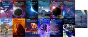 Alien Dimensions Science Fiction Fantasy and Metaphysical Short Stories Anthology Series Covers 1 to 13